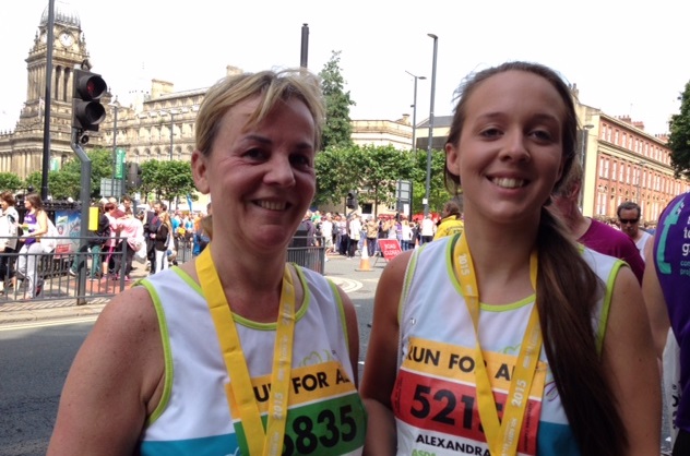 Alison Carpenter and her daughter recently took part in the Leeds 10K Jane Tomlinson event in aid of Yorkshire Cancer Research